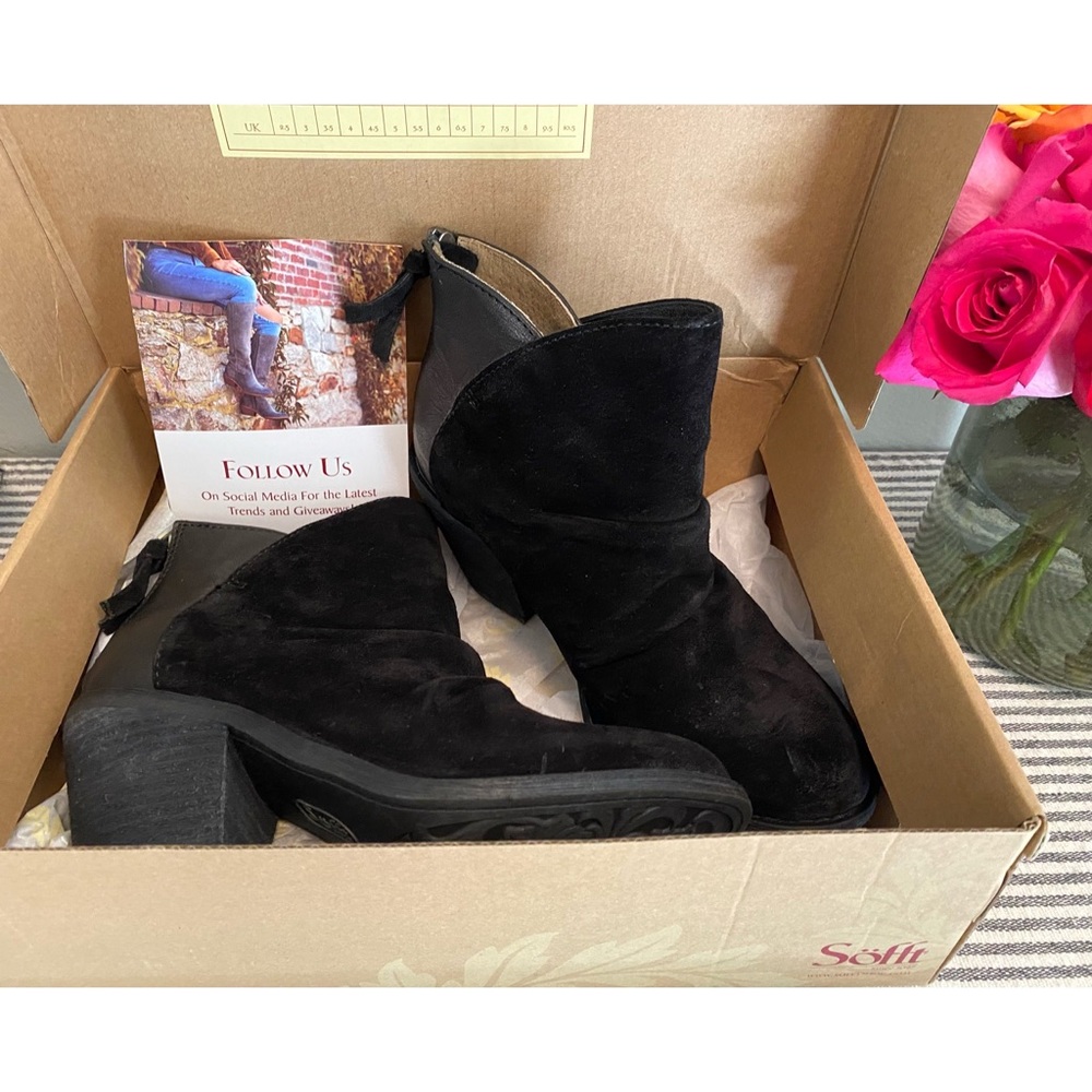 Sofft * Teyton * Black Bootie Sz 6 Nib - image 4